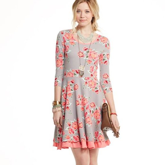 Matilda Jane Dresses & Skirts - Matilda Jane Happy Free Marzipan Rose Dress Sz XL